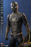 Hot Toys Marvel Spider-Man: No Way Home Spider-Man (Black & Gold Suit) 1/6 Scale 12" Collectible Figure