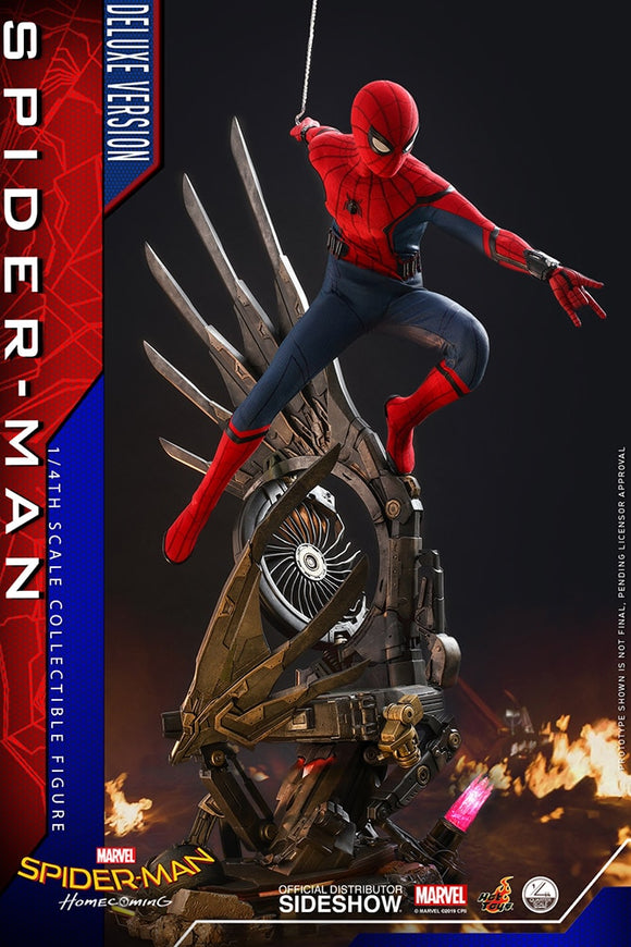 Hot Toys Marvel Spider-Man Homecoming Spider-Man (Deluxe Version) 1/4 Quarter Scale Figure