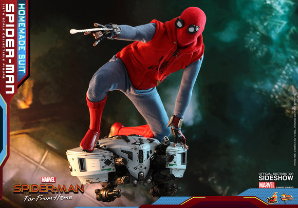 Hot Toys Marvel Comics Spider-Man Far From Home Spider-Man (Homemade Suit) 1/6 Scale Figure