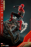 Hot Toys Marvel Spider-Man No Way Home Spider-Man (Integrated Suit) Deluxe Version 1/6 Scale 12" Collectible Figure