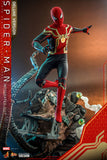 Hot Toys Marvel Spider-Man No Way Home Spider-Man (Integrated Suit) Deluxe Version 1/6 Scale 12" Collectible Figure