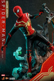 Hot Toys Marvel Spider-Man No Way Home Spider-Man (Integrated Suit) Deluxe Version 1/6 Scale 12" Collectible Figure