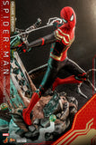 Hot Toys Marvel Spider-Man No Way Home Spider-Man (Integrated Suit) Deluxe Version 1/6 Scale 12" Collectible Figure