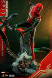 Hot Toys Marvel Spider-Man No Way Home Spider-Man (Integrated Suit) Deluxe Version 1/6 Scale 12" Collectible Figure