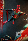 Hot Toys Marvel Spider-Man No Way Home Spider-Man (Integrated Suit) Deluxe Version 1/6 Scale 12" Collectible Figure