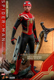 Hot Toys Marvel Spider-Man No Way Home Spider-Man (Integrated Suit) Deluxe Version 1/6 Scale 12" Collectible Figure