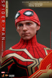 Hot Toys Marvel Spider-Man No Way Home Spider-Man (Integrated Suit) Deluxe Version 1/6 Scale 12" Collectible Figure