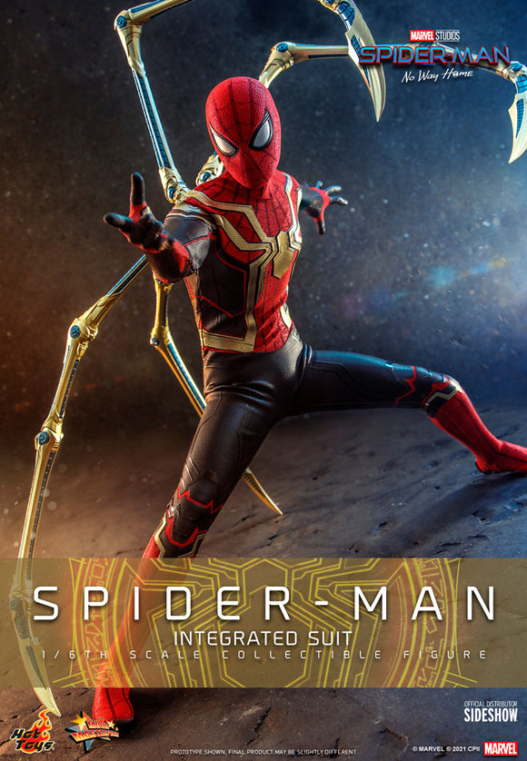 Hot Toys Marvel Spider-Man No Way Home Spider-Man (Integrated Suit) 1/6 Scale 12