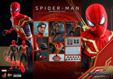 Hot Toys Marvel Spider-Man No Way Home Spider-Man (Integrated Suit) 1/6 Scale 12" Collectible Figure