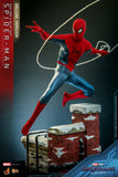 Hot Toys Marvel Spider-Man No Way Home Spider-Man (New Red and Blue Suit) (Deluxe Version) 1/6 Scale 12" Collectible Figure
