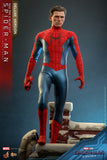 Hot Toys Marvel Spider-Man No Way Home Spider-Man (New Red and Blue Suit) (Deluxe Version) 1/6 Scale 12" Collectible Figure