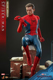 Hot Toys Marvel Spider-Man No Way Home Spider-Man (New Red and Blue Suit) (Deluxe Version) 1/6 Scale 12" Collectible Figure