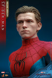 Hot Toys Marvel Spider-Man No Way Home Spider-Man (New Red and Blue Suit) (Deluxe Version) 1/6 Scale 12" Collectible Figure