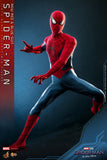 Hot Toys Marvel Spider-Man No Way Home Spider-Man (New Red and Blue Suit) 1/6 Scale 12" Collectible Figure