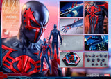 Hot Toys Marvel's Spider-Man Video Game Spider-Man 2099 1/6 Scale 12" Collectible Figure 2020 Toy Fair Exclusive