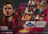 Hot Toys Marvel Comics Avengers Infinity War Star-Lord 1/6 Scale Figure