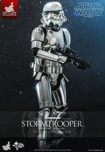 Hot Toys Star Wars Stormtrooper Chrome Version Exclusive 1/6 Scale 12" Collectible Figure