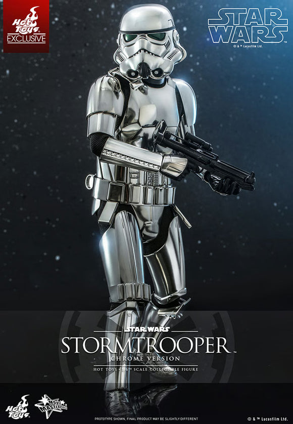 Hot Toys Star Wars Stormtrooper Chrome Version Exclusive 1/6 Scale 12
