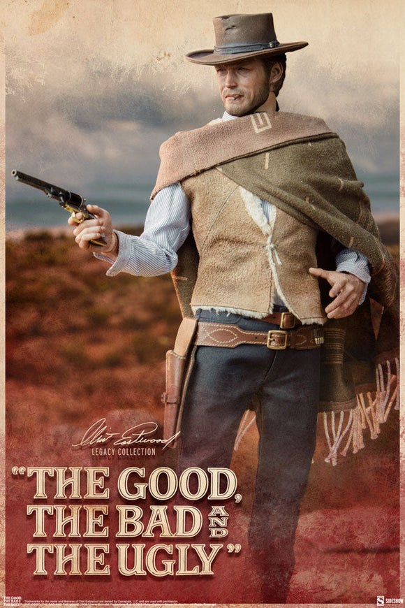 Sideshow Clint Eastwood Legacy Collection The Good, The Bad, and The Ugly The Man With No Name 1/6 Scale 12