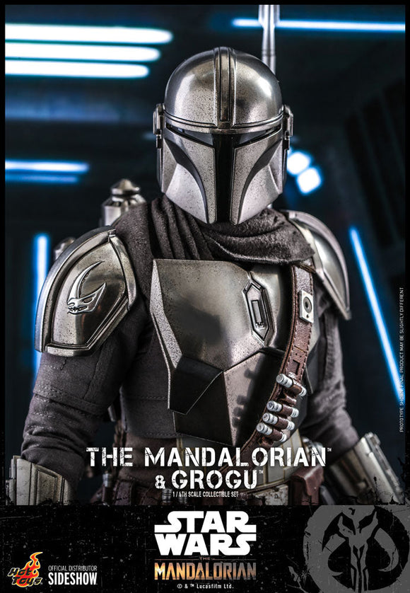 Hot Toys Star Wars The Mandalorian - Television Masterpiece Series The Mandalorian and Grogu 1/6 Scale 12