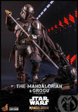 Hot Toys Star Wars The Mandalorian - Television Masterpiece Series The Mandalorian and Grogu 1/6 Scale 12" Collectible Figure