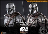 Hot Toys Star Wars The Mandalorian - Television Masterpiece Series The Mandalorian and Grogu 1/6 Scale 12" Collectible Figure