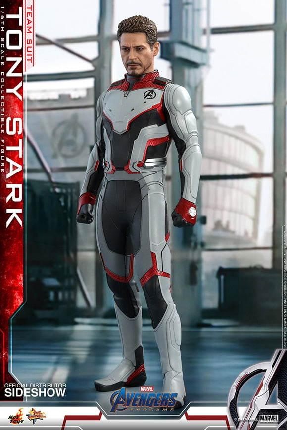 Hot Toys Marvel Comics Avengers Endgame Tony Stark (Team Suit) 1/6  Scale Collectible Figure