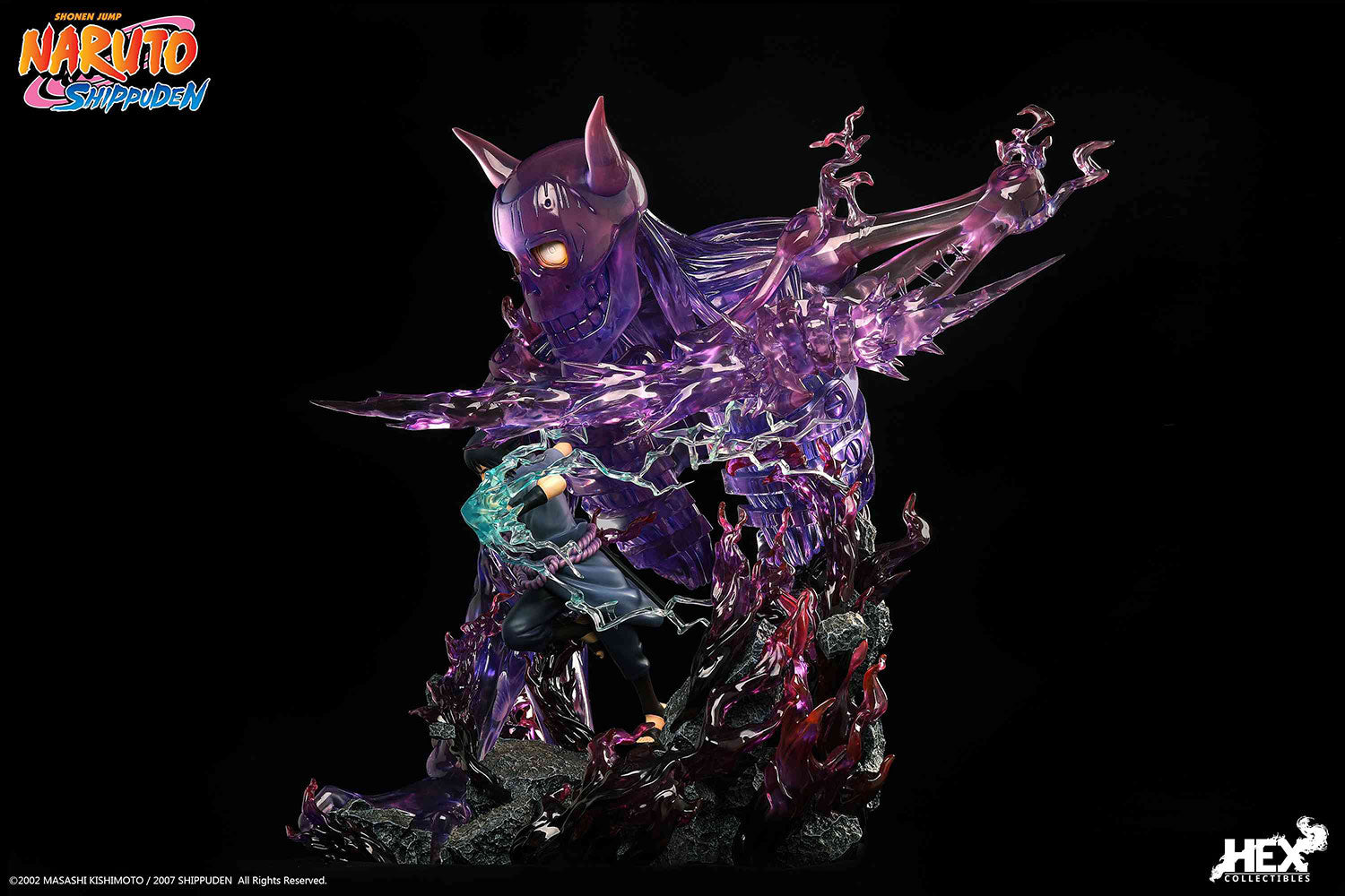 HEX Collectibles Naruto Shippuden Sasuke Uchiha 1/8 Scale Statue