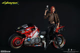 PureArts Cyberpunk 2077 V Male & Female 1/6 Scale Limited Edition Figure Set With Yaiba Kusanagi Sportbike
