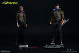 PureArts Cyberpunk 2077 V Male & Female 1/6 Scale Limited Edition Figure Set With Yaiba Kusanagi Sportbike
