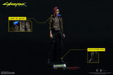 PureArts Cyberpunk 2077 V Male & Female 1/6 Scale Limited Edition Figure Set With Yaiba Kusanagi Sportbike