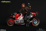 PureArts Cyberpunk 2077 V Male & Female 1/6 Scale Limited Edition Figure Set With Yaiba Kusanagi Sportbike