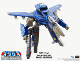 Toynami Macross Saga Retro Transformable Collection VF-1J Max Jenius Valkyrie Variable Fighter 1/100 Scale Figure