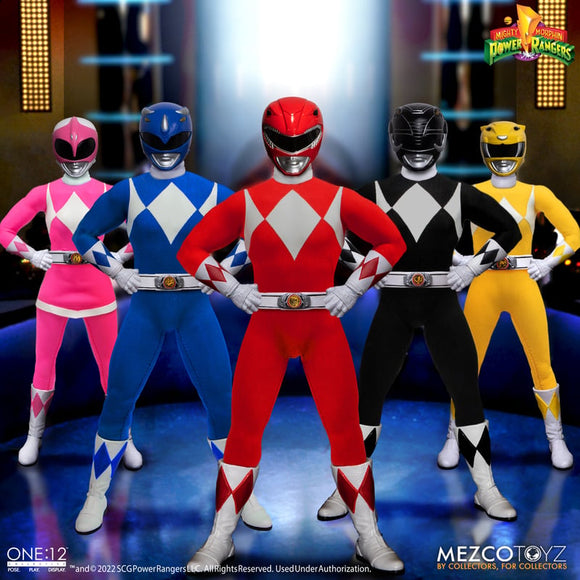 Mezco Toyz One:12 Collective Mighty Morphin Power Rangers 1/12 Scale Collectible Figures Deluxe Box Set