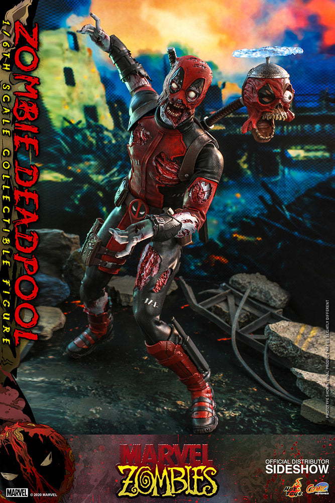 コミック マスターピース MARVEL ZOMBIE DEADPOOL Hot Toys Marvel Comic Masterpiece Series Zombie Deadpool 1/6 Scale