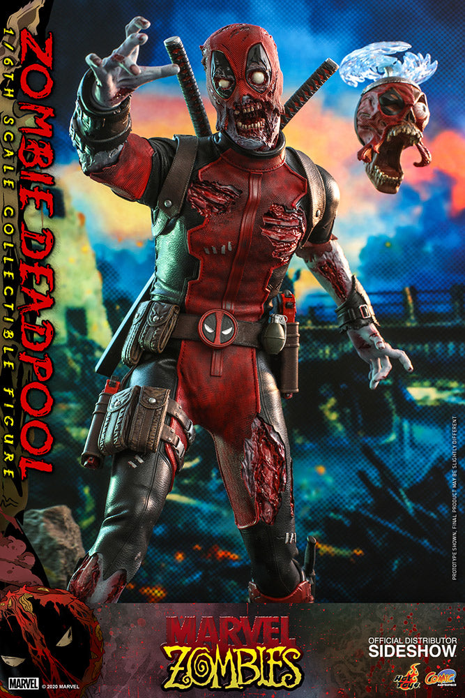 コミック マスターピース MARVEL ZOMBIE DEADPOOL Hot Toys Marvel Comic Masterpiece Series Zombie Deadpool 1/6 Scale