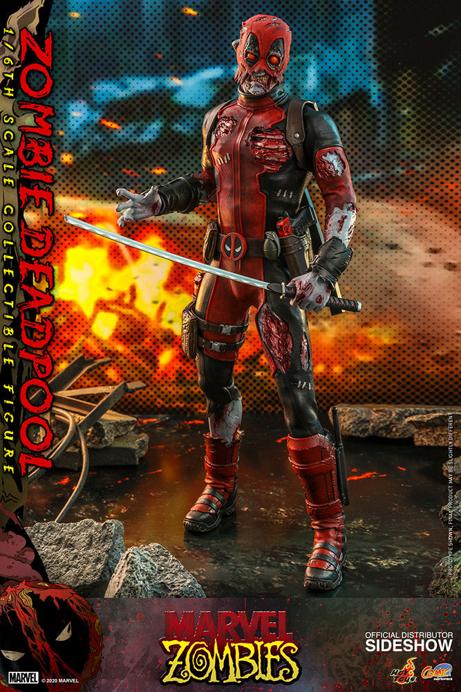 Hot Toys Marvel Comic Masterpiece Series Zombie Deadpool 1/6