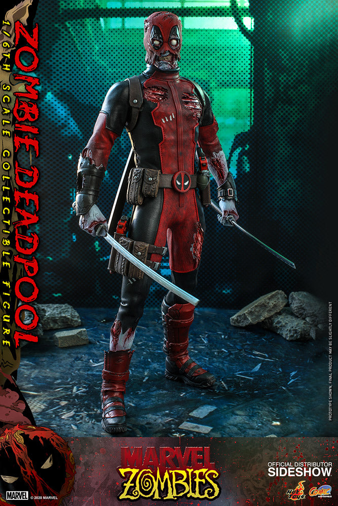 コミック マスターピース MARVEL ZOMBIE DEADPOOL Hot Toys Marvel Comic Masterpiece Series Zombie Deadpool 1/6 Scale